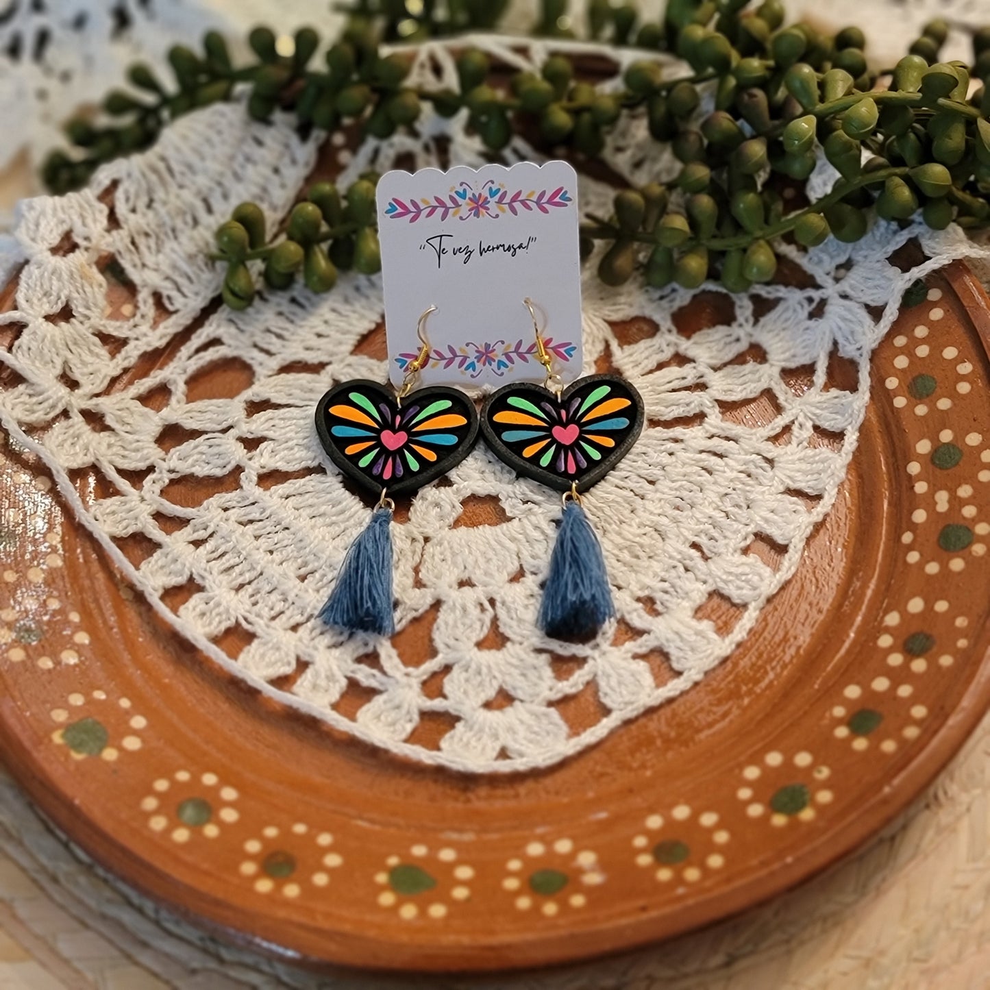Corazón Alegre Tassel Earrings