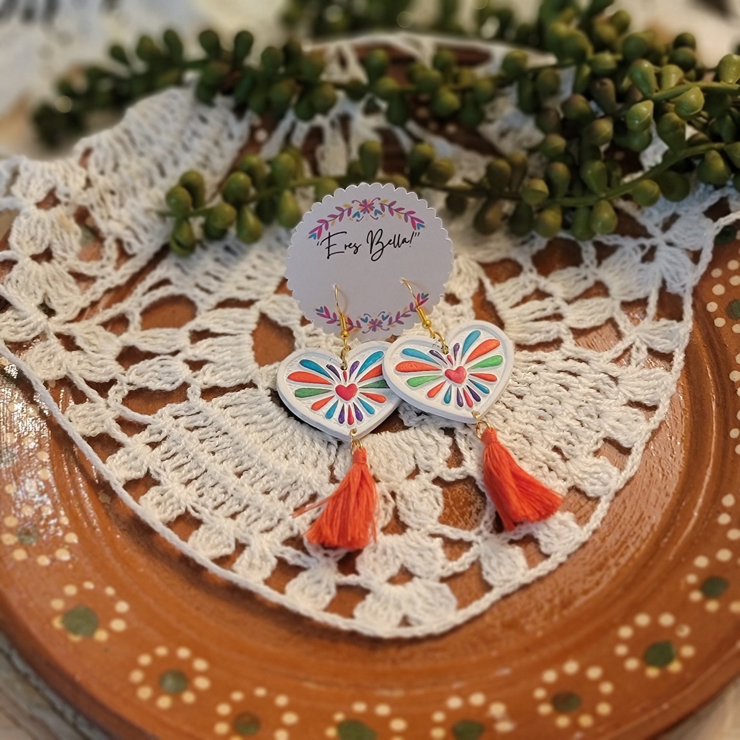 Corazón Alegre Tassel Earrings