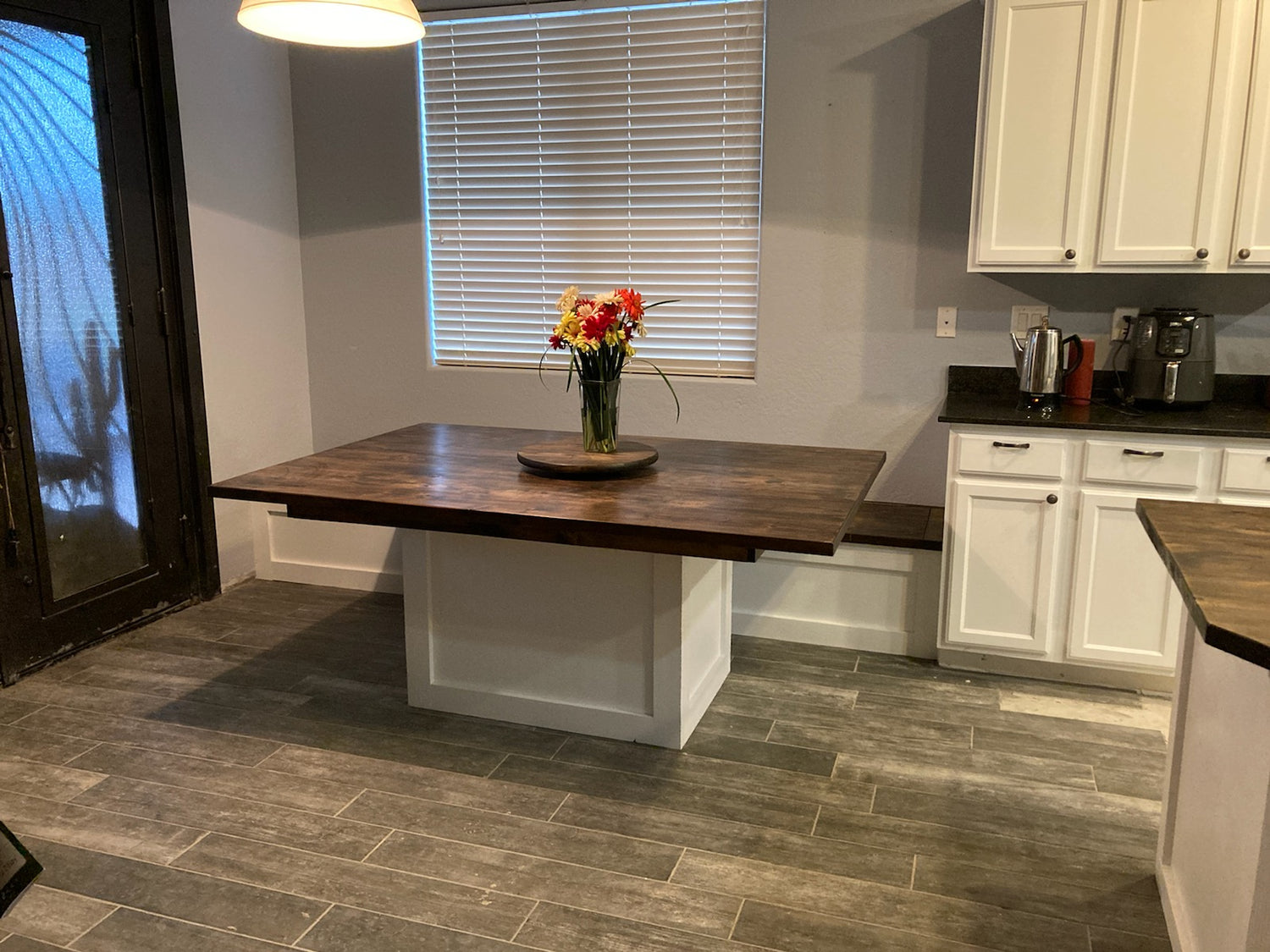 Dining Room Table with Built In Bench