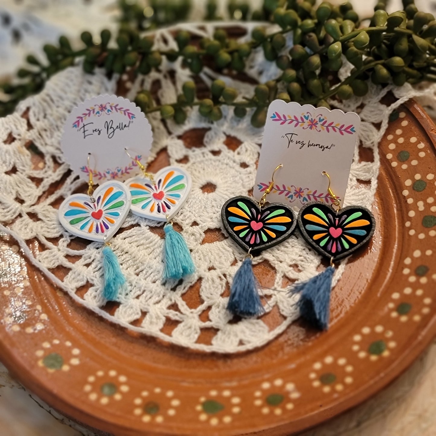 Corazón Alegre Tassel Earrings