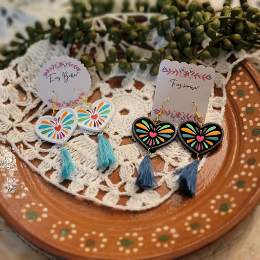 Corazón Alegre Tassel Earrings