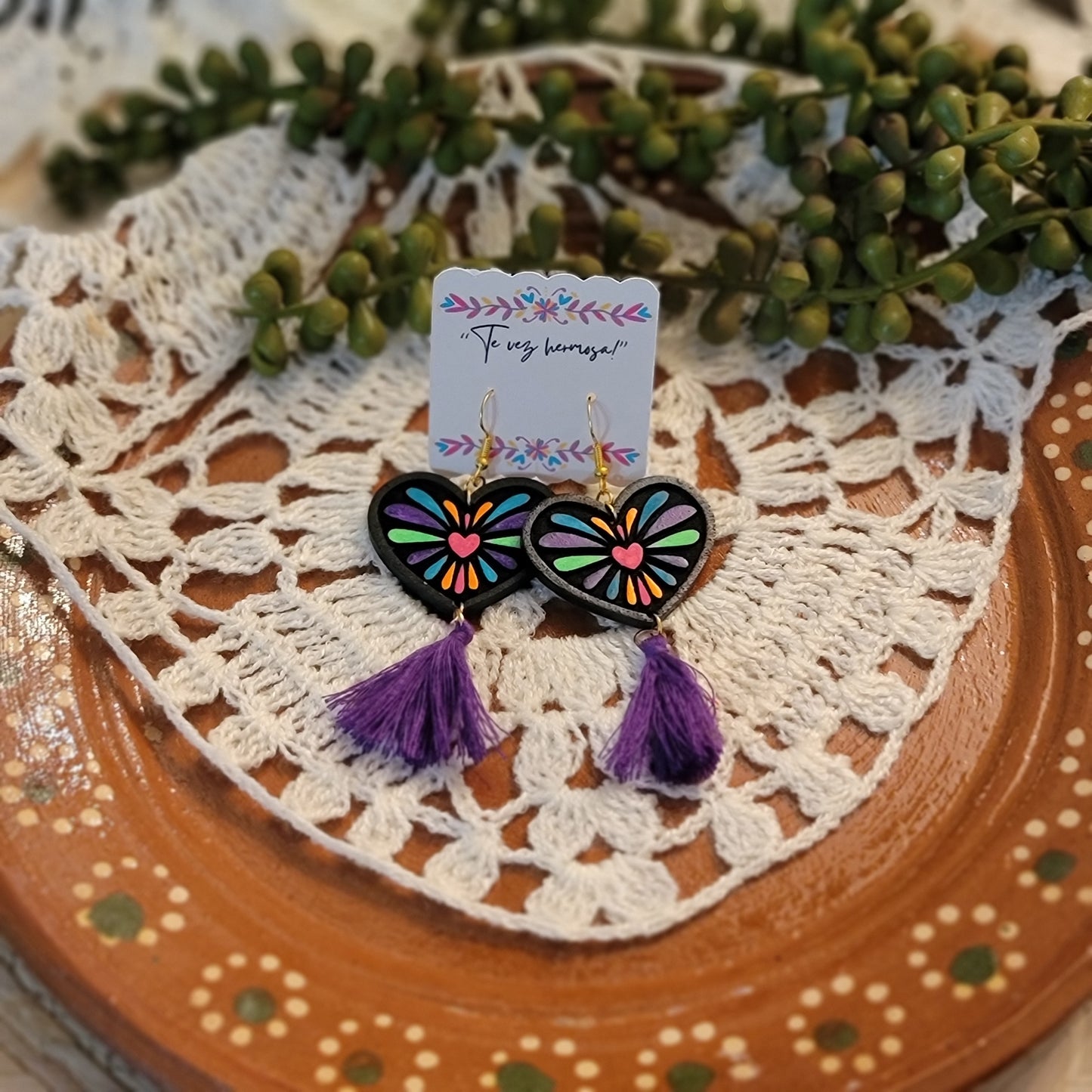 Corazón Alegre Tassel Earrings