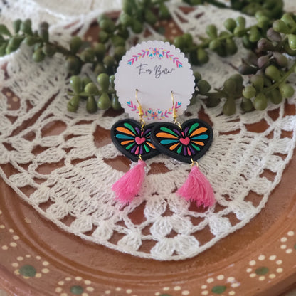 Corazón Alegre Tassel Earrings